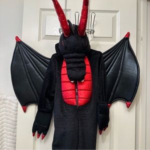 Spooked Toddler Boys Black Dragon Costume Size 2T